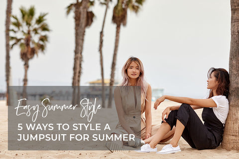 5 easy ways to style a jumpsuit for summer