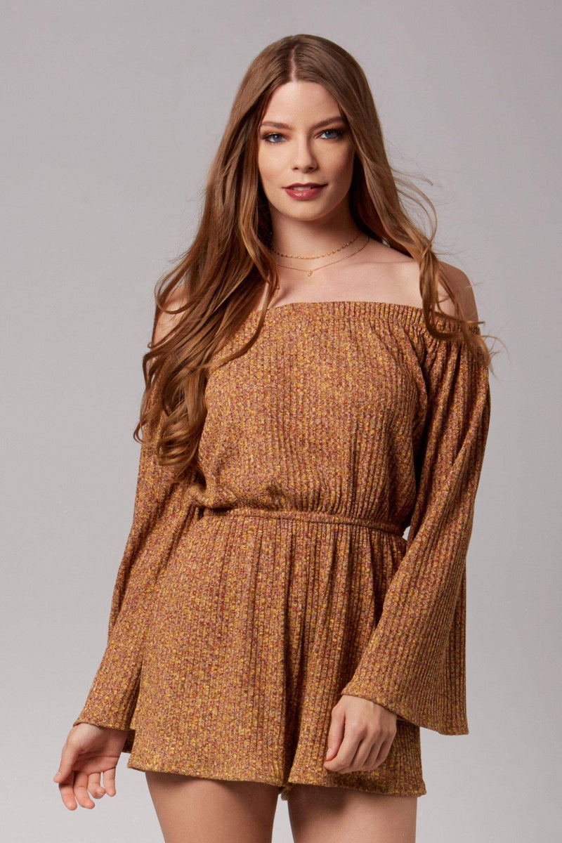 Roxy Mustard Knit Long Sleeve Off The Shoulder Romper Rompers 800x ?v=1603273684