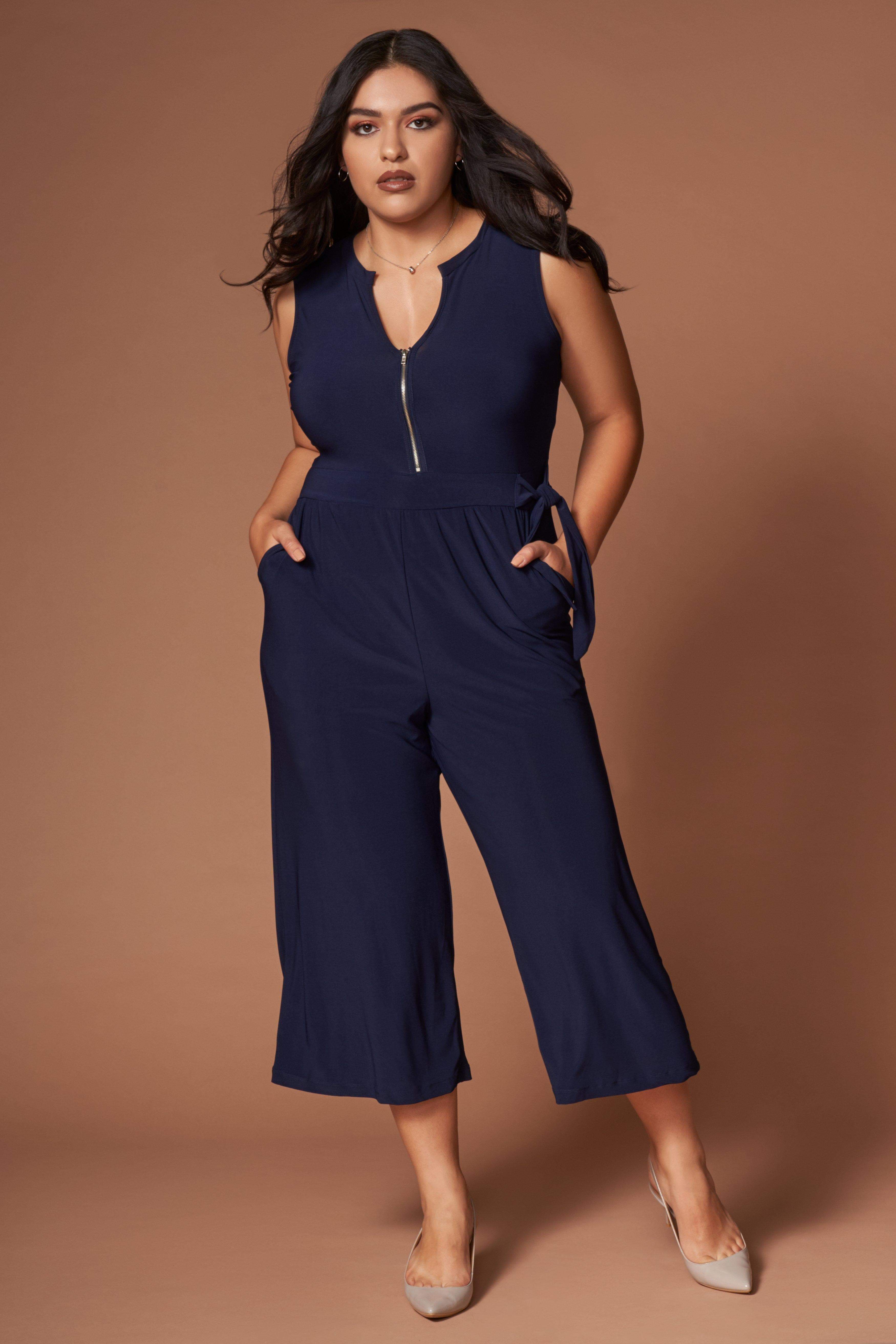 plus size travel jumpsuit