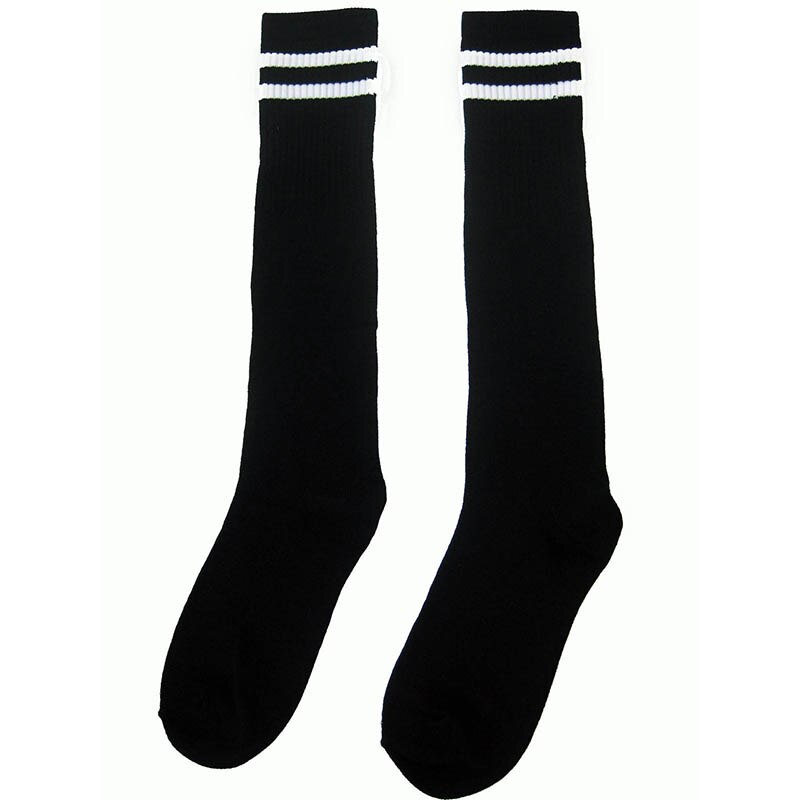 Fashion Striped Children High Knee Socks For Girls Boys Children Footb ...