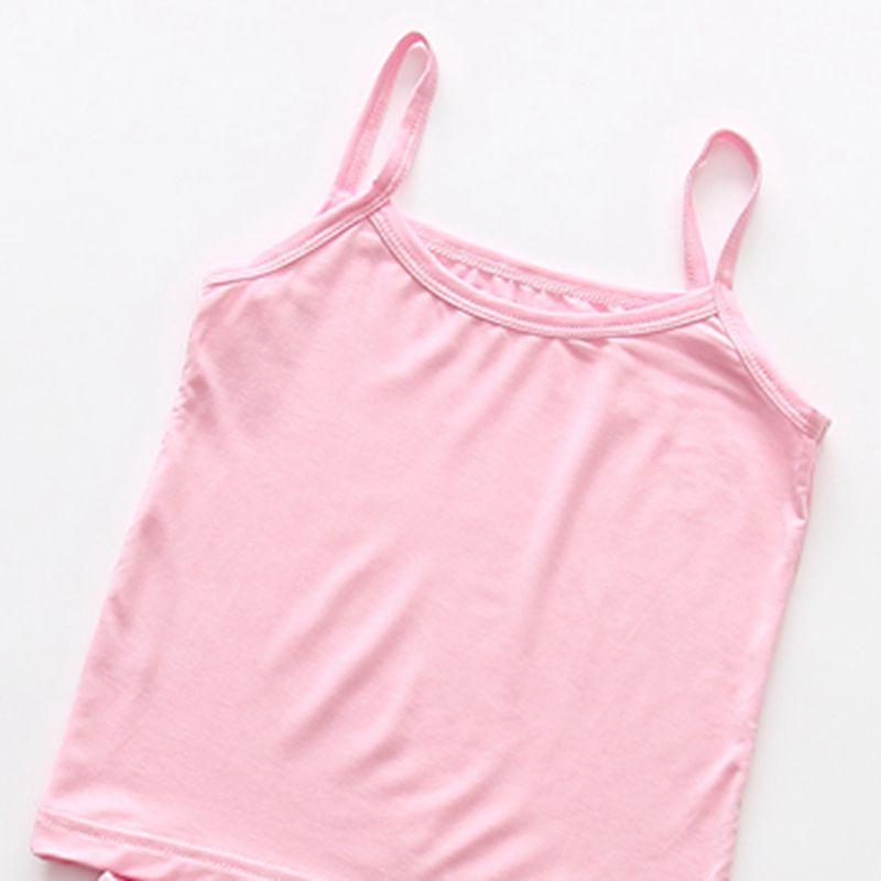 Kids Underwear Model Cotton Girls Tank Tops Candy Colored Girls Vest C ...