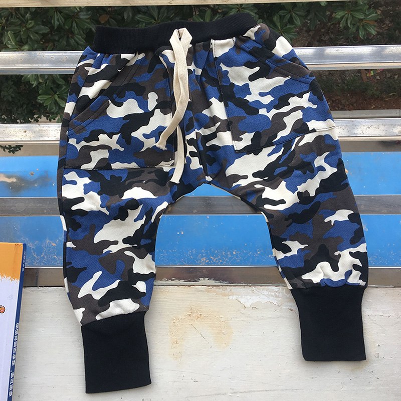 boys blue camo pants