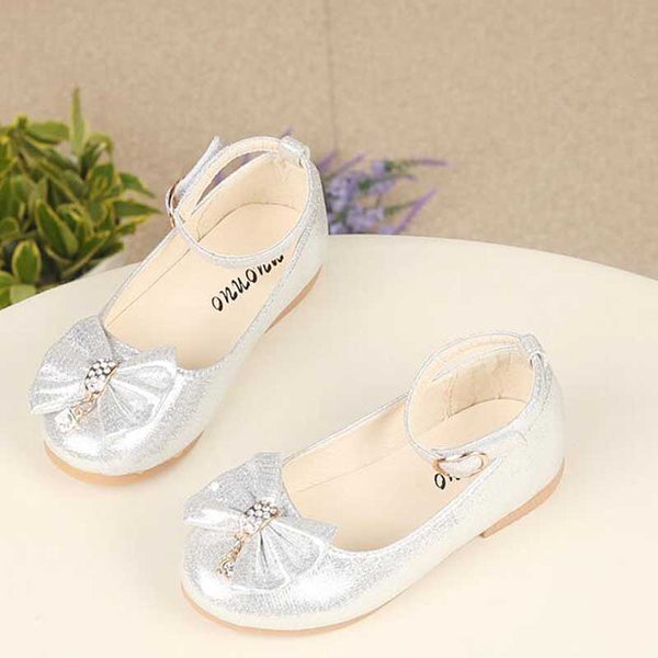 Newest Autumn Girls leather shoes Children girls baby princess bowknot ...