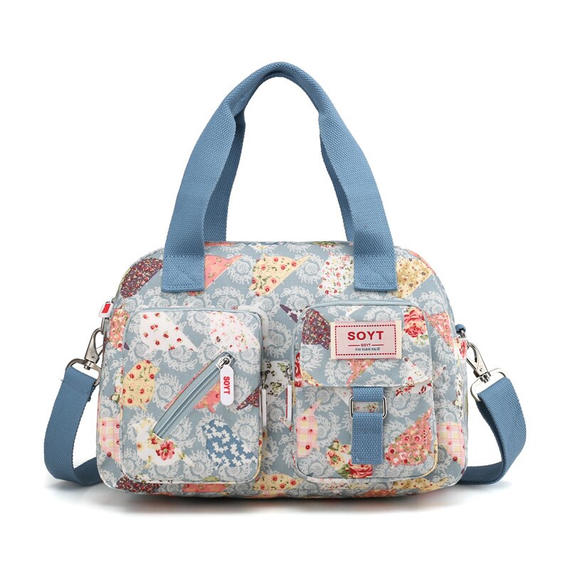 New Multi-layer Nylon Women Shoulder Bags Fashion Simple Grils Handbag ...