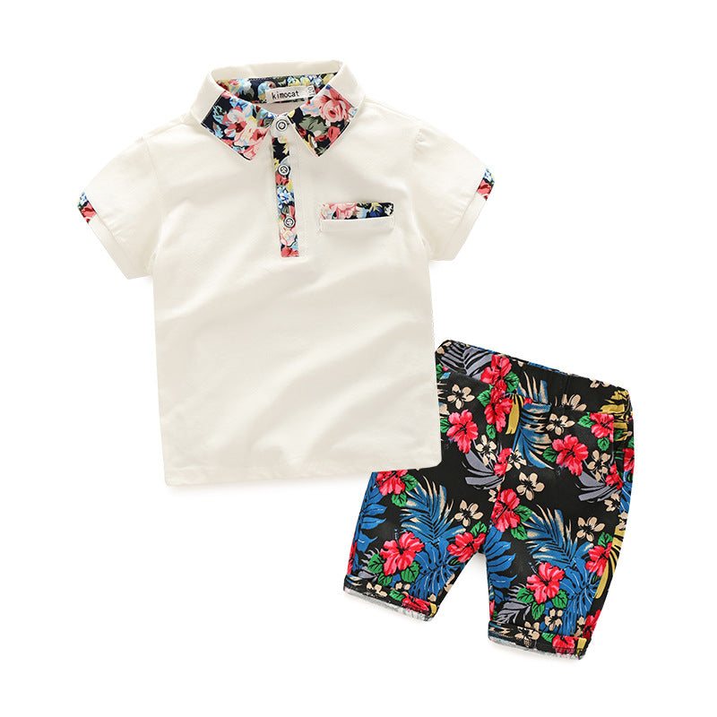 baby boy flower shirt