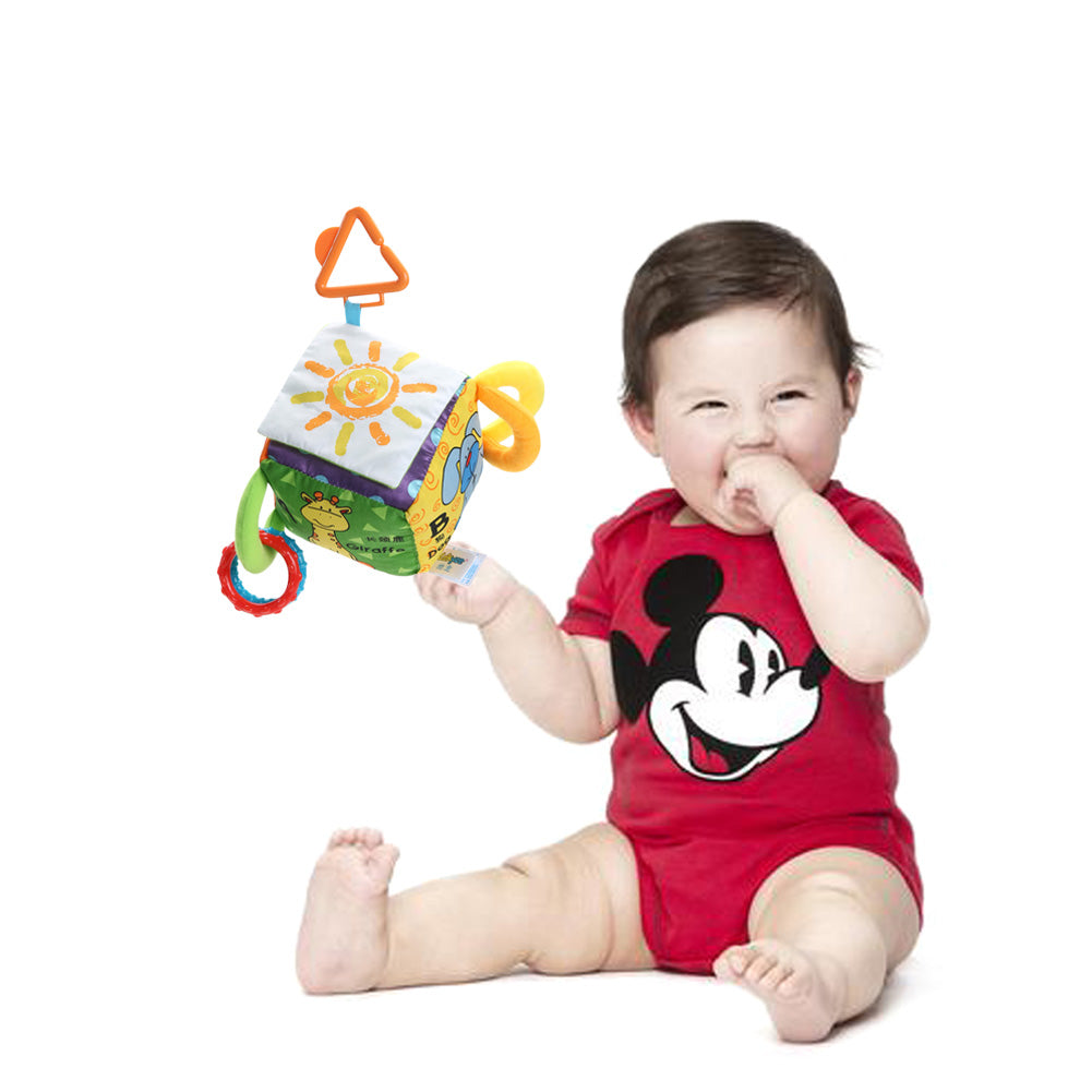 soft cube baby toy