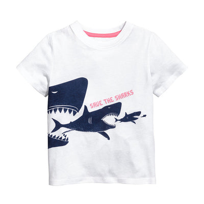 Children T shirts for Boys Clothes Baby Boys Summer Tops Tee Shirts An ...