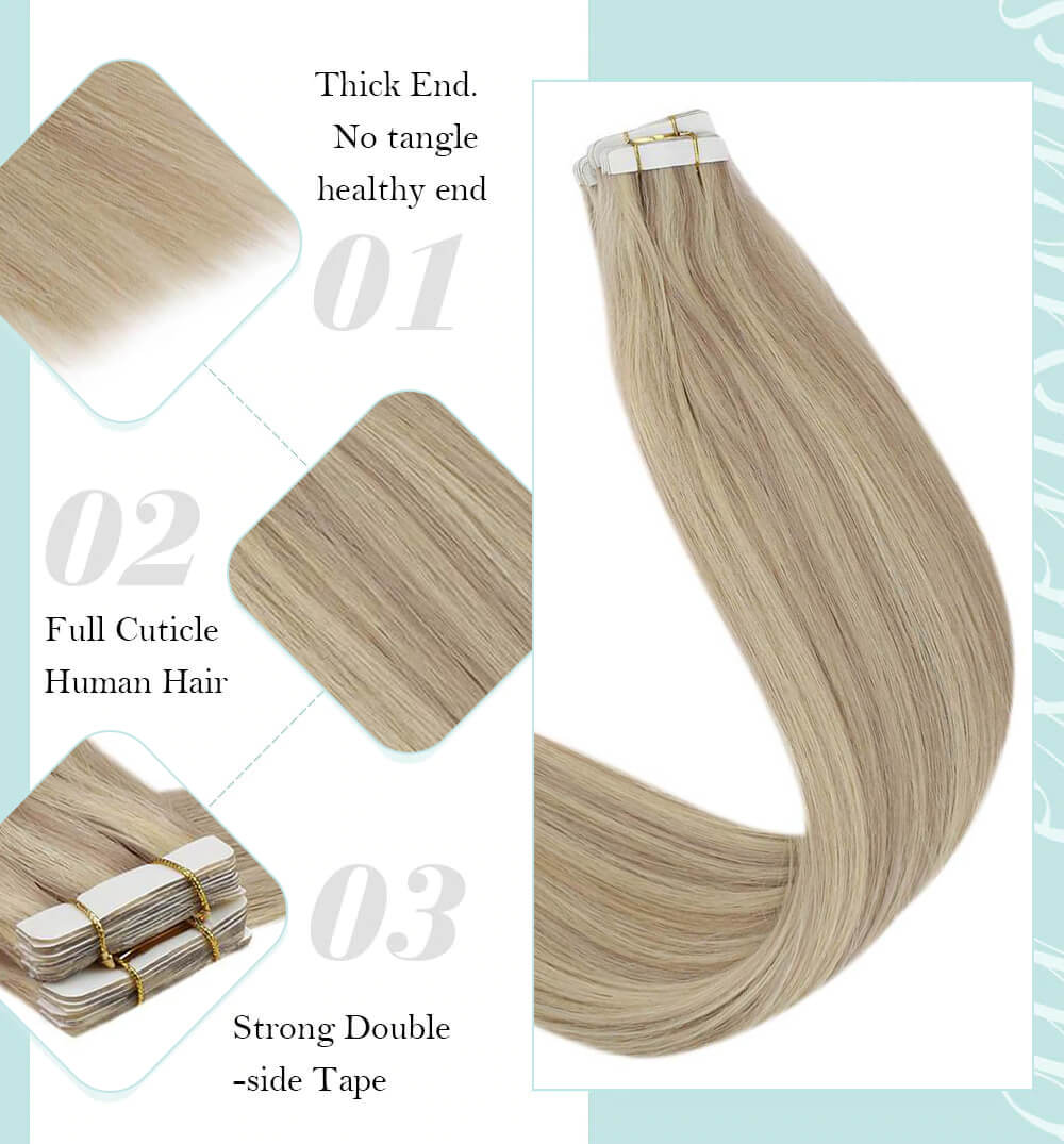 virgin tape in hair extensions