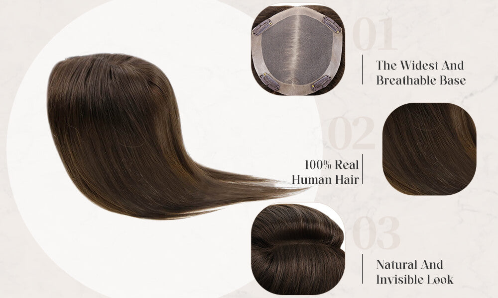 Haut de forme de cheveux humains