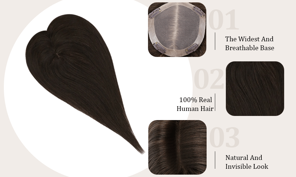 Human Hair Topper