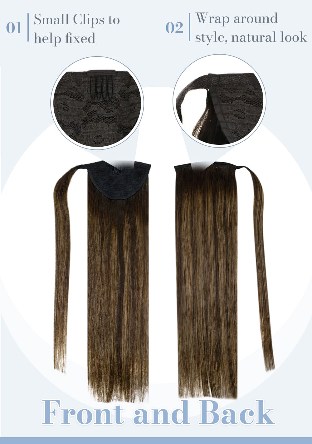 human hair ponytail extensions