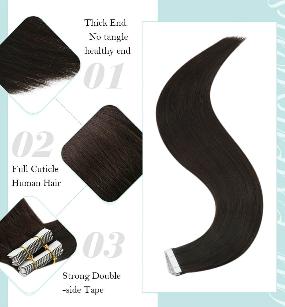 virgin tape in hair extensions