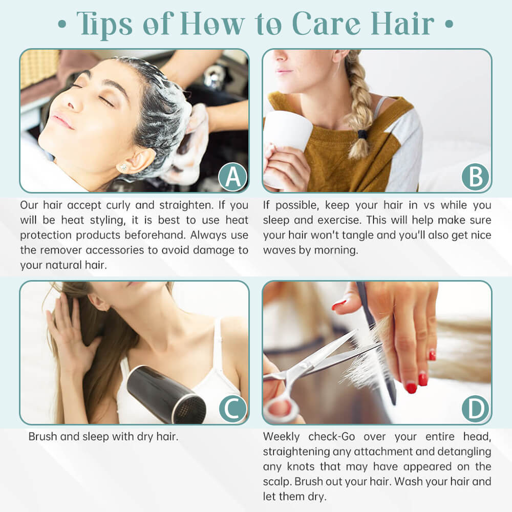 how to care hair extensions