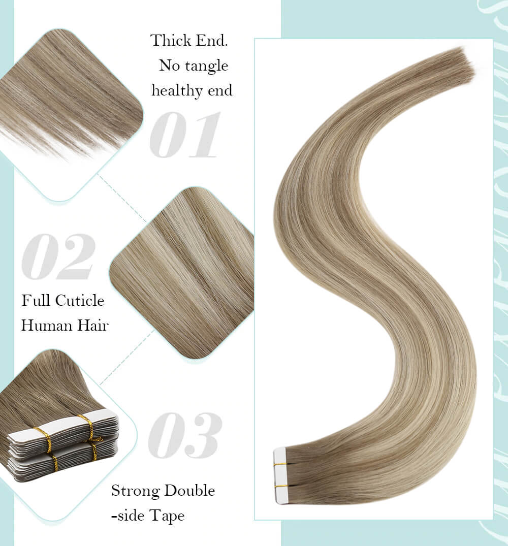 virgin tape in hair extensions