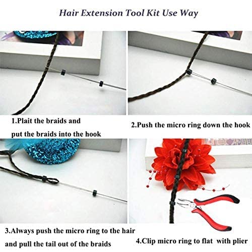 how to use hair extensions kit