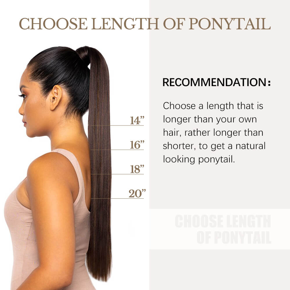 Choose ponytail length