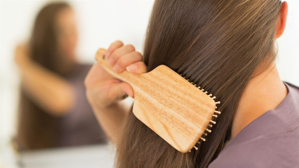 Tip to keep hair from tangle- Brush hair frequently