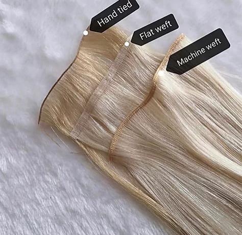 three different types of wefts