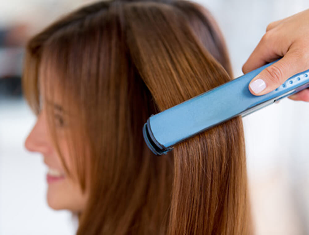 Tipp, um zu verhindern, dass sich das Haar verheddert - Verwenden Sie weniger erhitzte Werkzeuge