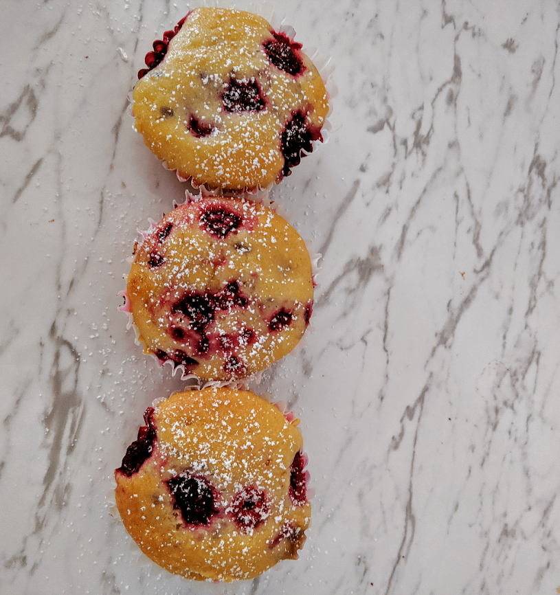 Vegan Raspberry Muffins