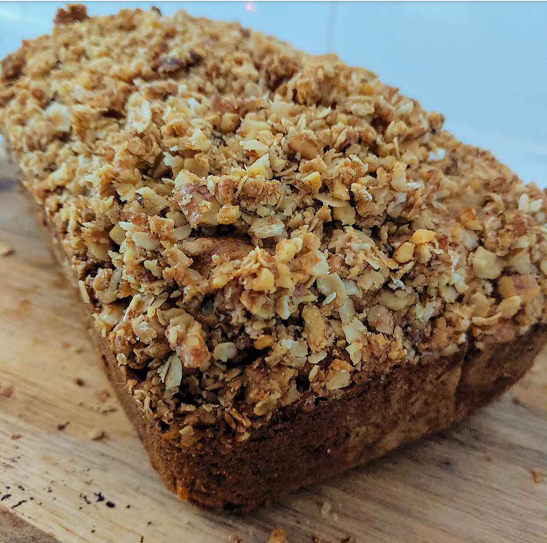 Banana and Walnut Crumble Loaf