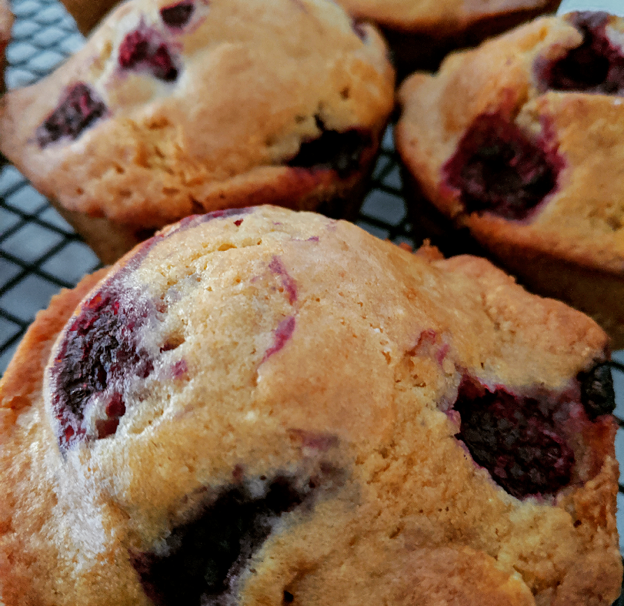 Raspberry and White Chocolate Muffins