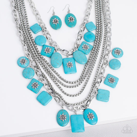 Bountiful 2022- Paparazzi Zi Collection Turquoise Necklace - rainbowartsreview