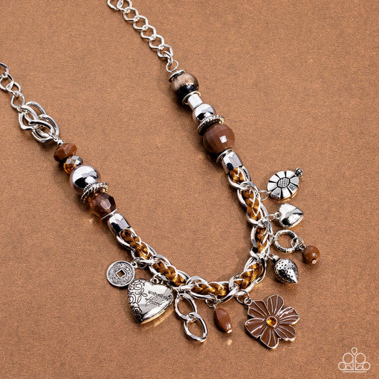 Charmed, I Am Sure - Brown Blockbuster Necklace - A Large Selection Hand-Chains And Jewelry On rainbowartsreview,Women's Jewelry | Necklaces, Earrings, Bracelets