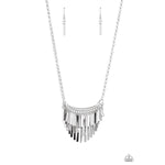 Cue the Chandelier - Silver Necklace - Bling by Danielle Baker