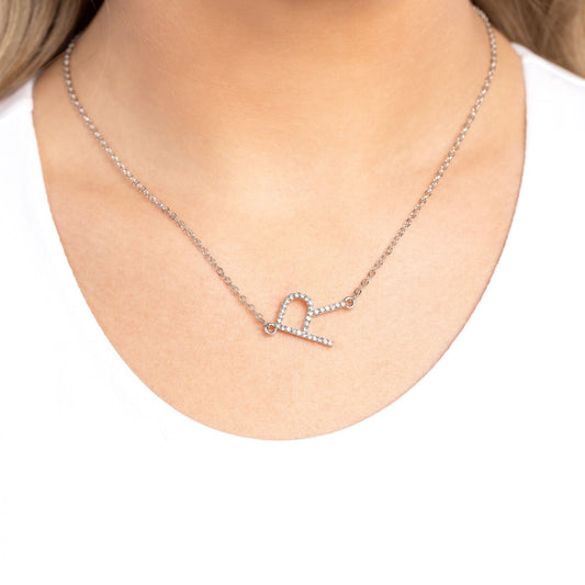 INITIALLY Yours - Silver Letter R Necklace - Bling by Danielle Baker