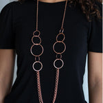 Ring In The Radiance - Copper Necklace - Bling by Danielle Baker