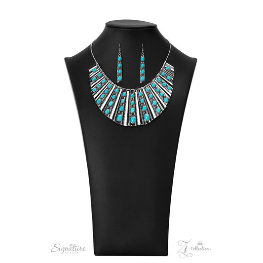 The Ebony 2022- Paparazzi Zi Collection Turquoise Necklace