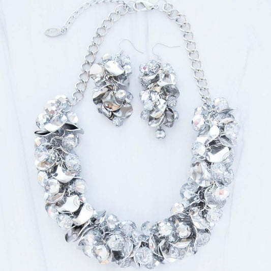 RETIRED VINTAGE- The Haydee 2020- Paparazzi Exclusive Zi Collection Crystal Necklace - Bling By Danielle