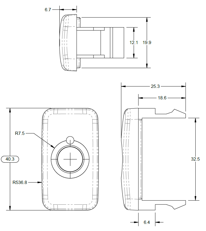 Switch insert panel to suit Toyota Tacoma/Tundra/Cruiser – REDARC