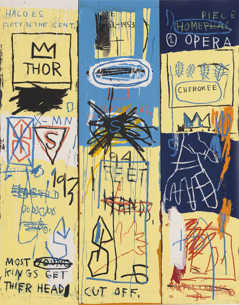 Jean-Michel BASQUIAT Charles the First, 1982 The S Thing