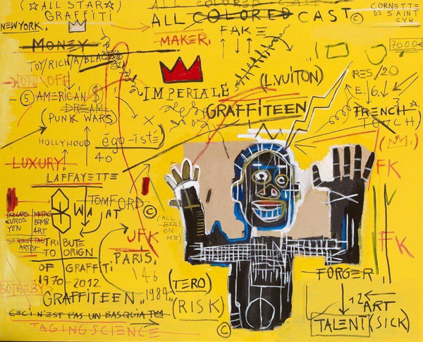 Jean-Michel Basquiat All Colored Cast The S Thing