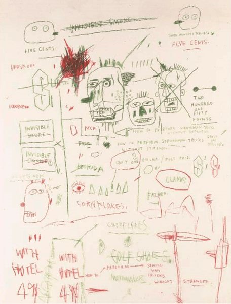 Jean-Michel Basquiat Untitled 1983 The S Thing
