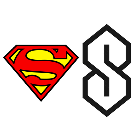 Superman vs S Thing logo