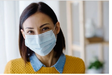 Women Wearing Mask for safety