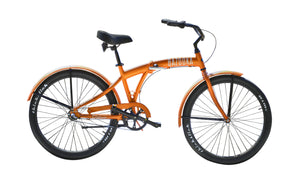 orange beach cruiser bike