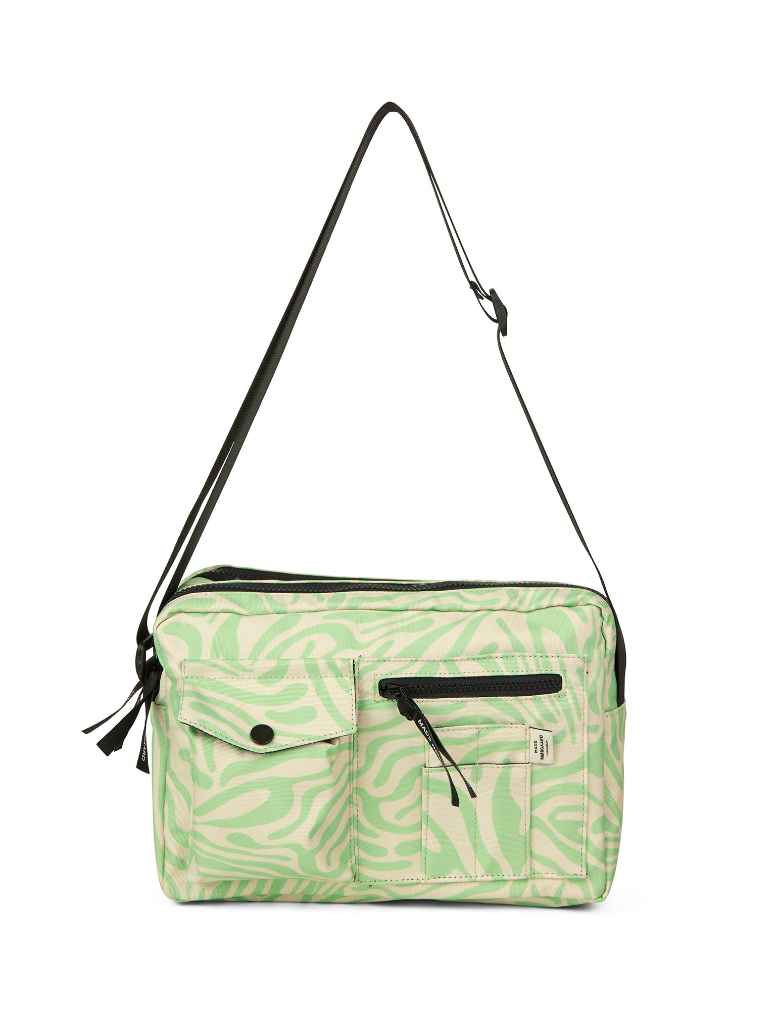 Bel One Art Cappa Bag, Zebra AOP/Paradise Green - MADS NØRGAARD  COPENHAGEN product image