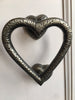 Heart Antique Brass Door Knocker