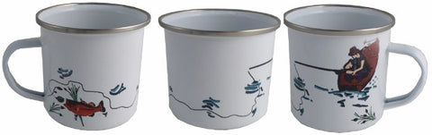 Fishing Enamel Mug 