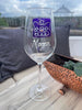 Personalised Jubilee Wine Glass