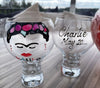 Personalised Frida Kahlo Gin Glass