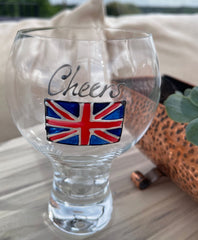 Union Jack Gin Glass 