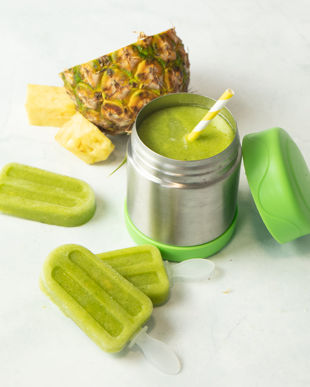 Green Smoothie Lollies – Mummy Cooks