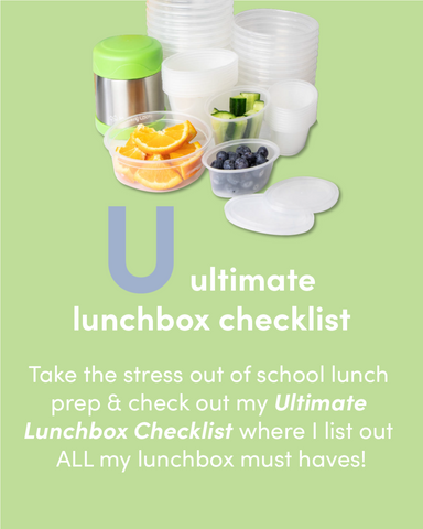 Ultimate lunchbox checklist