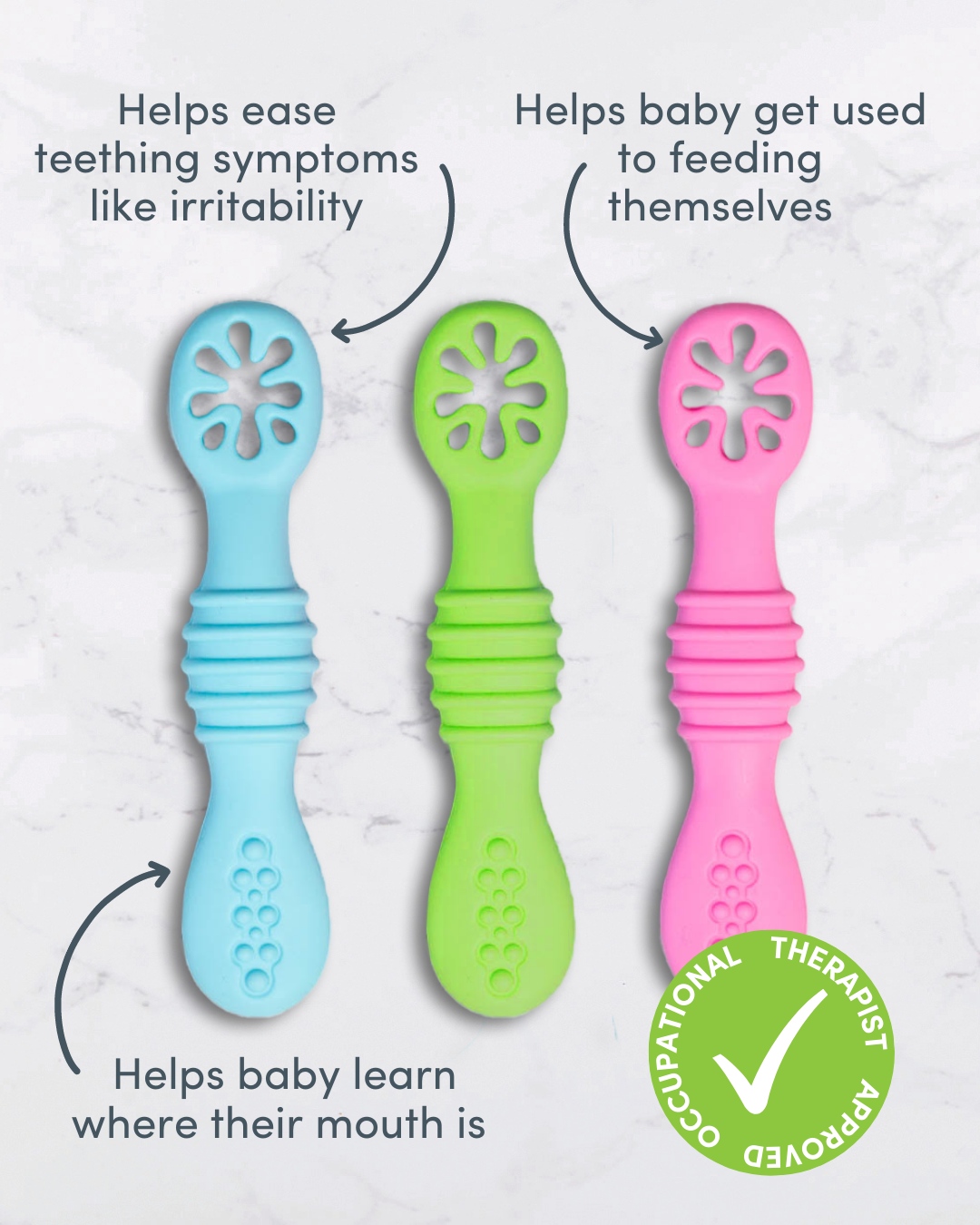 Introducing a Training Spoon Teether at 3 months – Mummy Cooks