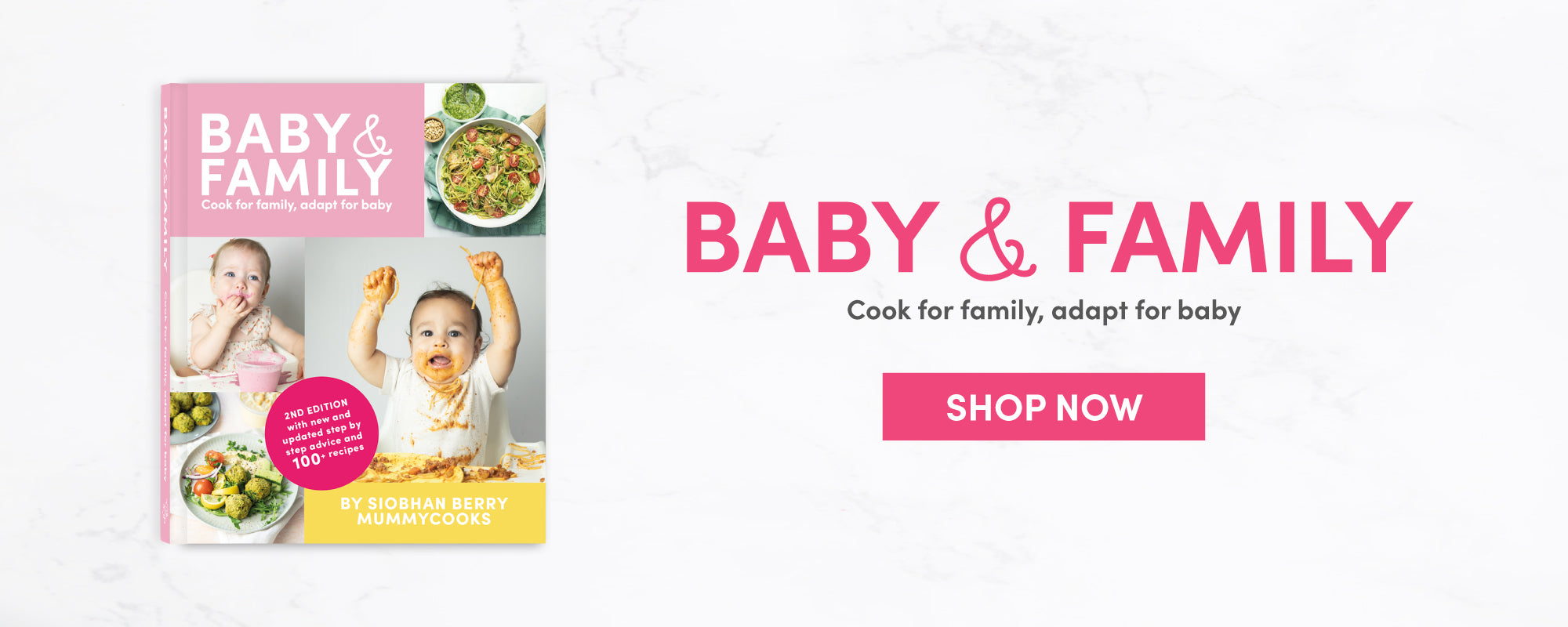 Baby and Family Book by Siobhan Berry - Step by Step Advice and over 100 Recipes for the Whole Family!